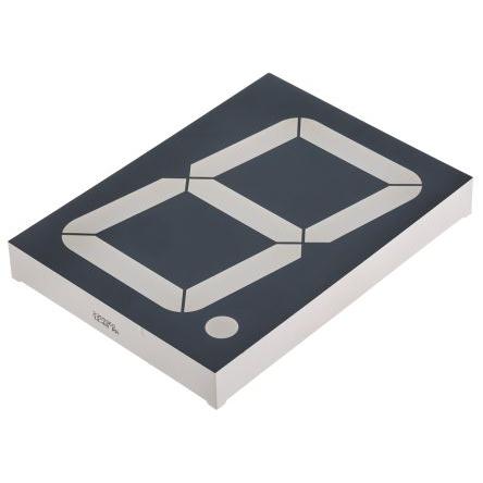 SA40-19EWA LED displej 1 7 segmentů Anoda barva LED diody Červená 23mcd Pravá strana 101 mm Kingbright 617nm