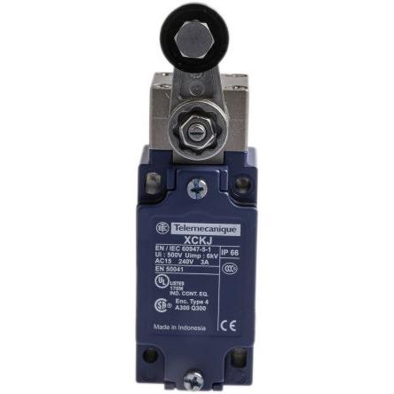Telemecanique Sensors OsiSense XC Páka s válečkem Koncový spínač 1 NO/1 NC IP66 Slitina zinku 240V ac 3A