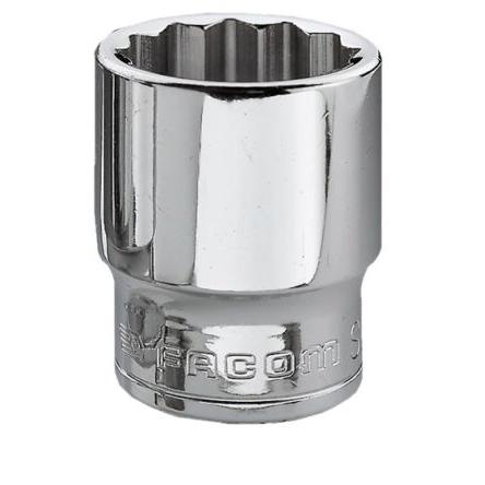 Zásuvka 9.53 mm pohon 9/16 in 12 bodů 12boký nástrčkový klíč, celková délka: 10.5mm Facom