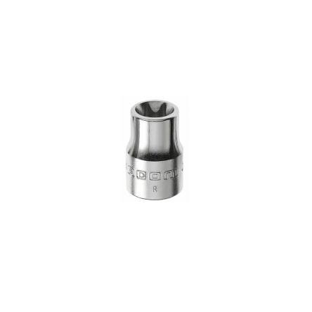 Zásuvka 9.53 mm pohon E14 Hvězdicový Čtvercový, celková délka: 8.8mm Facom