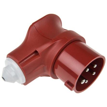 MENNEKES Průmyslový napájecí konektor, řada: Vario TOP, IP44, Kabel, formát pólů: 3P+N+PE, orientace těla: Rovný barva