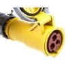MENNEKES Průmyslový napájecí konektor, řada: PowerTOP, IP67, Kabel barva Žlutá, 16A 3P, 110V