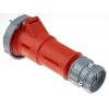 MENNEKES Průmyslový napájecí konektor, řada: PowerTOP, IP67, Kabel barva Červená, 32A 4P, 400V