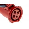 MENNEKES Průmyslový napájecí konektor, řada: PowerTOP, IP67, Kabel barva Červená, 32A 4P, 400V
