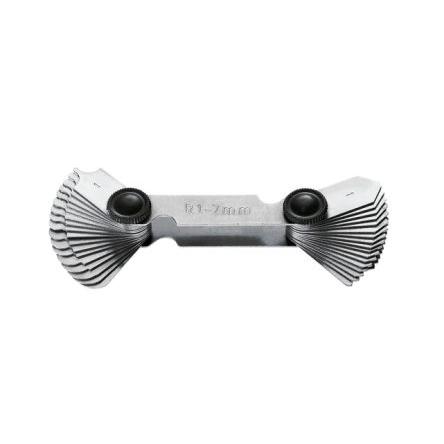 Rádiusová měrka Rádiusová měrka, metrická, počet čepelí: 34 Facom 1 mm 7 mm