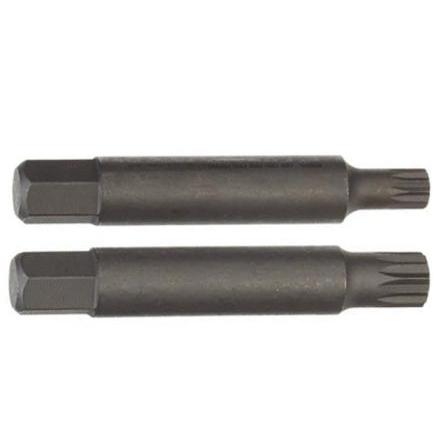 Facom Bit šroubováku, Čtvercový, 1/4 in, XZN M8 & M10, celková délka: 330 mm, počet kusů: 2