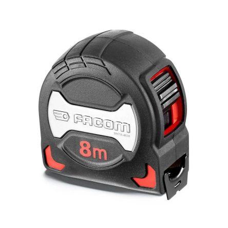 Pásmové měřidlo, délka: 8 m šířka lopatky 28 mm Facom Metrické