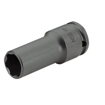Nástrčkový klíč 1/2 in pohon 15 mm 6 bodů 6boký nástrčkový klíč, celková délka: 80mm Facom