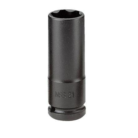 Nástrčkový klíč 1/2 in pohon 22 mm 6 bodů 6boký nástrčkový klíč, celková délka: 85mm Facom