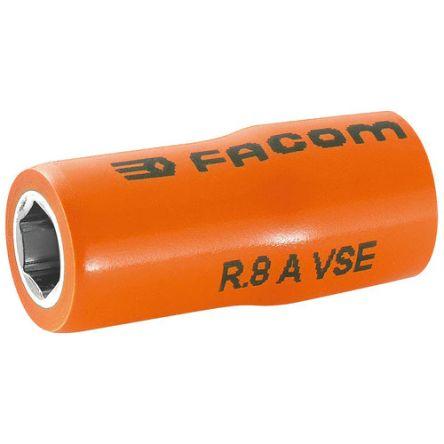 Zásuvka 1/4 in pohon 10 mm 6 bodů 6boký nástrčkový klíč, celková délka: 22mm Facom