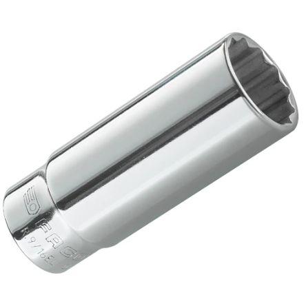Zásuvka 1/4 in pohon 7/32 in 12 bodů Čtvercový, celková délka: 7.4mm Facom