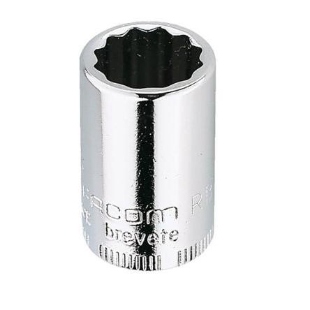 Zásuvka 1/4 in pohon 3/16 in 12 bodů Čtvercový, celková délka: 4.8mm Facom
