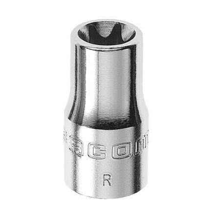 Zásuvka 6.35 mm pohon E4 Standardní Čtvercový, celková délka: 3.2mm Facom