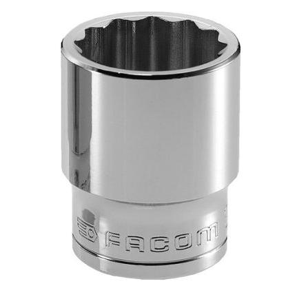 Zásuvka 1/2 in pohon 11/16 in 12 bodů Čtvercový, celková délka: 36mm Facom