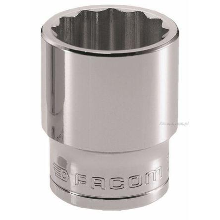 Zásuvka 12.7 mm pohon 23.81 mm 12 bodů Čtvercový, celková délka: 16.5mm Facom