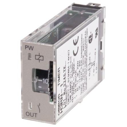 Omron Časovací relé, řada: H3RN SPDT 1kontaktové 24 V ac 24V ac Multifunkční funkce Zásuvka 0.1 s to 10 min