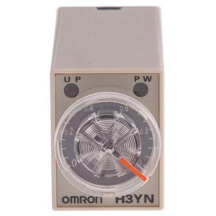 Omron Časovací relé, řada: H3YN Lišta DIN 4PDT 4kontaktové 200 to 230 V ac 200V ac, 230 V ac Multifunkční funkce Zásuvka