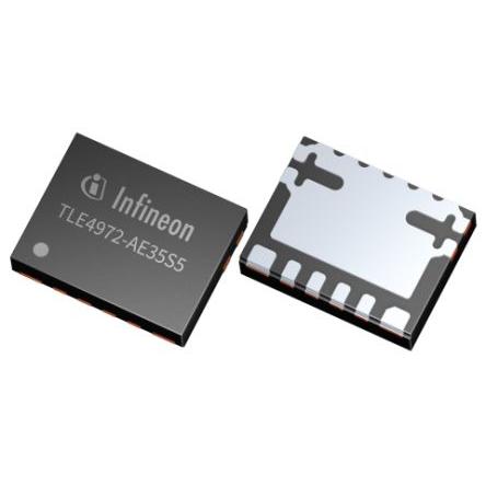 Infineon, standard: AEC-Q100 IC proudový snímač TLE4972AE35S5XUMA1, počet kolíků: 7 kolíkový, PG-VSON-6