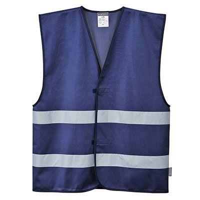 Portwest Tmavomodrá Polyester Reflexní vesta L/XL
