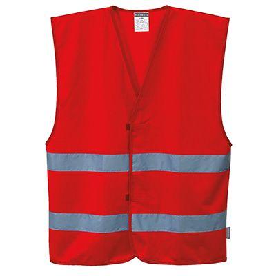 Portwest Červená Polyester Reflexní vesta S/M