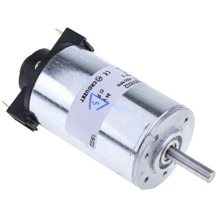 Crouzet Motor DC, řada: 4.8 24V dc Komutátorový 3070rpm 70 mNm 31 W 6 mm 1.71A