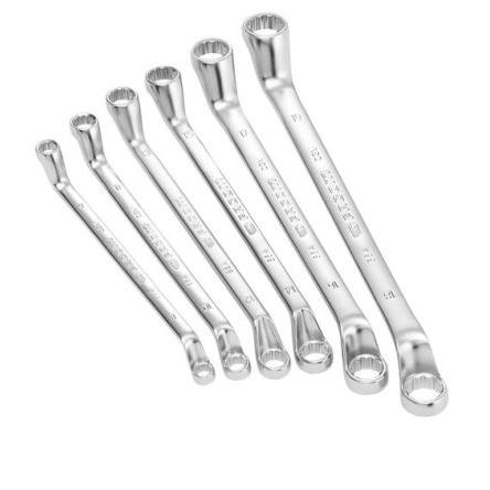 Sada očkových klíčů, počet kusů: 6, 8 x 9 to 18 x 19 mm Facom