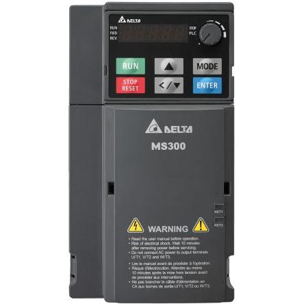 Měnič kmitočtu, řada: VFD-MS 2.2 kW 3 599Hz 528V IP20 Delta Electronics 5.5 A