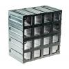 Skladovací jednotka se zásuvkami 16 Průhledné Plastové Průhledné zásuvky 208 mm x 208mm x 132 mm RS PRO