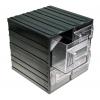 Skladovací jednotka se zásuvkami 4 Průhledné Plastové Průhledné zásuvky 208 mm x 208mm x 222 mm RS PRO