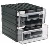 Skladovací jednotka se zásuvkami 2 Průhledné Plastové Průhledné zásuvky 208 mm x 208mm x 222 mm RS PRO