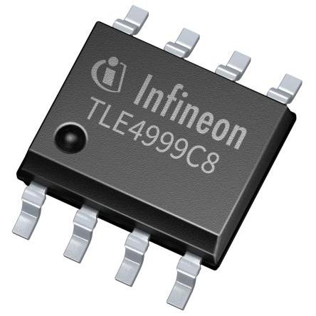 Infineon, standard: AEC-Q100 Hallův snímač TLE4999C8XUMA1 Povrch, SPC, počet kolíků: 8 kolíkový, TDSO, typ snímače: