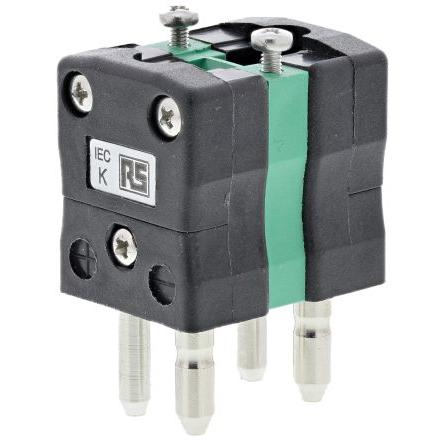 Konektor termočlánku, pro použití s: Termočlánek typu K RS PRO, Konektor zástrčky termočlánku Duplex