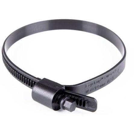 Hadicová a stahovací spona EZYHEX/010 Hadicová spona, Nylon Šroub s šestihrannou hlavou Ezyclamp 100 mm (vnitřní prům.)