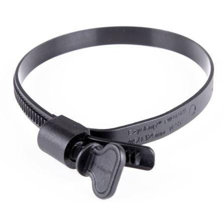 Hadicová a stahovací spona EZYWING/015 Hadicová spona, Nylon Šroub s šestihrannou hlavou Ezyclamp 125 mm (vnitřní prům.)