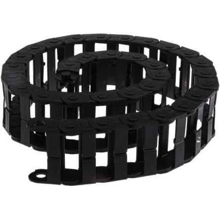 Kabelové rozdvojky, řada: e-chain Igumid NB barva Černá 62mm x 25 mm x 1 m, min. poloměr ohybu 48 mm Igus