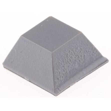 SJ5018G 3M Kónický čtyřhranný Polyuretan Samolepicí nohy 47.7 mm 47.7mm 12.7 mm
