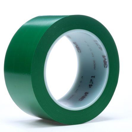 Vinylová páska Pryž, Zelená Vinyl 0.14 mm 50mm, délka: 33 m 3M