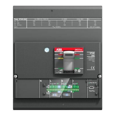 ABB Jistič s lisovaným pouzdrem, rozsah: 1SDA06 4pólový 250A vypínací výkon 65 kA, rozsah: XT4N Pevný