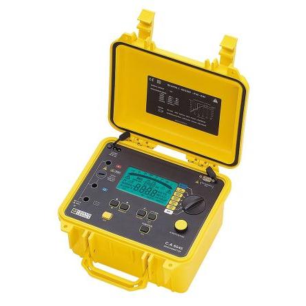 Tester izolace Tester odporu izolace P01139711 40 V 5100 V, číslo modelu: CA 6545 Chauvin Arnoux 10000 GΩ, úroveň