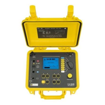 Tester izolace Tester odporu izolace P01139713 40 V 5100 V, číslo modelu: CA 6549 Chauvin Arnoux 10000 GΩ, úroveň