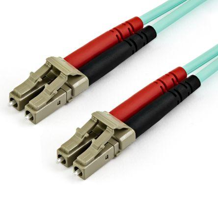 StarTech.com Optický kabel 125 μm 15 m Nízko dýmivý bezhalogenový plášť, Voda