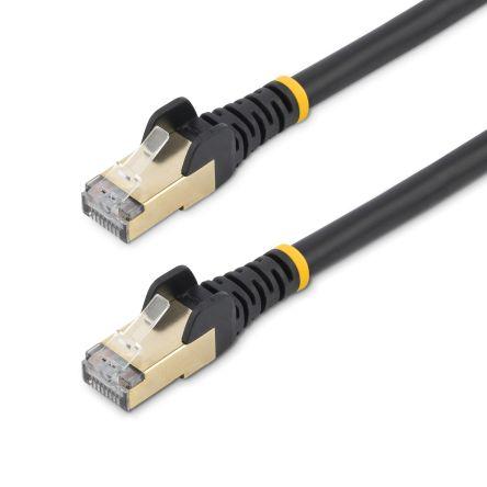 StarTech.com Cat6a Ethernetové kabely, Černá, Polyvinylchlorid 5 m, typ pláště: Stíněné Stíněný