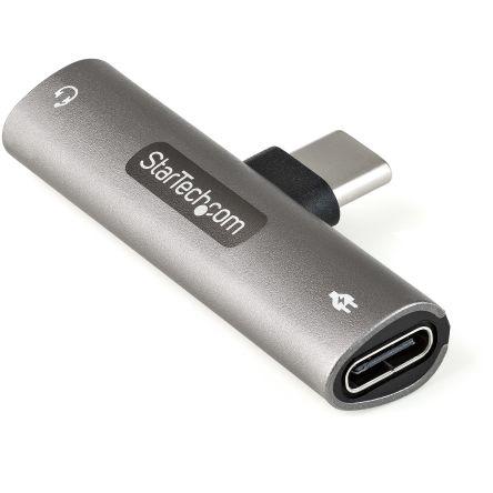 StarTech.com AV adaptér, orientace těla: Pravý úhel, adaptér z typu: USB typu C Vnější, 3,5 mm stereo, adaptér z typu: