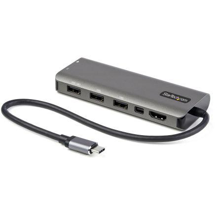 StarTech.com Dokovací stanice, 3840 x 2160 pixel, počet zobrazení: 1, počet portů USB: 4, video připojení: Mini