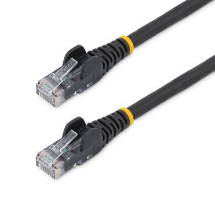 StarTech.com Kat6 Ethernetové kabely, Černá, Nízko dýmivý bezhalogenový 1 m 4, typ pláště: Nestíněný Nestíněný