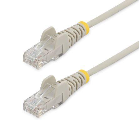 StarTech.com Kat6 Ethernetové kabely, Šedá, Hydroxid hlinitý, EVA 1 m 4, typ pláště: Nestíněný