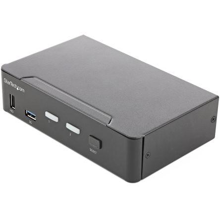 Přepínač KVM, 3,5 mm stereo 2portový USB, počet zobrazení: 1 1 StarTech.com, video připojení: HDMI 3840 x 2160 (At 60