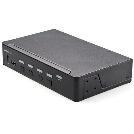 Přepínač KVM, 3,5 mm stereo 4portový USB, počet zobrazení: 1 1 StarTech.com, video připojení: HDMI 3840 x 2160 pixel