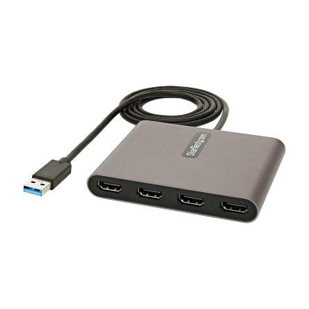 StarTech.com Grafický adaptér, počet zobrazení: 4, 1080, video připojení: HDMI, standard: USB 3.0