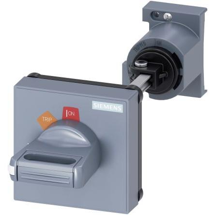 Otočná klika Šedá, řada: SIRIUS, pro použití s: Jističe velikosti S0, S00, S2, S3, délka: 212.5 mm Siemens